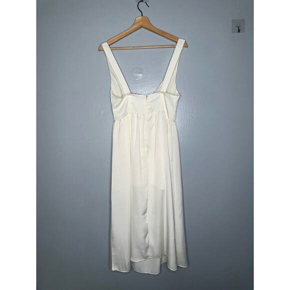 WeWoreWhat × Revolve Satin Charmeuse Corset Midi Dress NWT Women's Size Medium - Picture 3 of 11